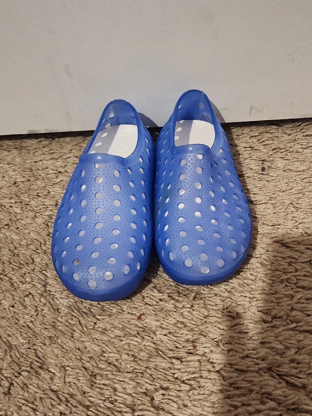 Kids Blue Slip-On Light Up Shoes